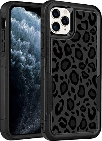 LOQUPE Designed for iPhone 11 Pro Max Case, Heavy-Duty Tough Rugged Lightweight Slim Shockproof Protective Case for iPhone 11 Pro Max 6.5 Inch,Women Girls,Cute Cheetah Leopard Pattern
