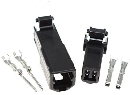 LIANGMEI Qingqing Store 1/5 / 20Sets TYCO 2 Wege Auto-Lautsprecher Mops-Hochtöner-Stecker elektrischer Kabelbaum weiblicher männlicher Stecker 174057-2 174056-2 Fit for Mazda