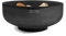 Cook King Feuerschale Palermo XXL aus Stahl | Ø 80x35 cm, Schwarz | Zeitloses Design | Handgefertigt in Europa | Windgeschützt