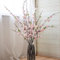 HyeFlora Kirschblütenblumen, künstliche Kirschblütenzweige, 119 cm Lange Stiele, Kunstblumen, Boutique-Pflaumenarrangement für Bodenvase für Heimdekoration, Hochzeit, Küche, Party (4 Stück, Rosa)