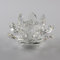 BBTISG Kristall Lotus Blume Kerzenhalter, Transparente Bunter Kristall Lotus Flower Teelicht Kerzenhalter Lotus Kristall Kerzenhalter Kristallglas Kerzenhalter Lotus Blume Schale Kristall Lotus Blume