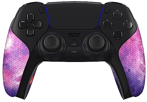 eXtremeRate PlayVital Protection pour ps5 Manette Grip Sticker,Autocollant Poignée pour ps5 Accessoires Controller,Skin Antidérapants-Galaxie Nébuleuse