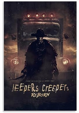 ELedvb Film Jeepers Creepers Kunstleinwandposter Dekorative Malerei Leinwand Wandposter und Kunstdruck Moderne Familie Schlafzimmer Dekor Poster 30 x 45 cm