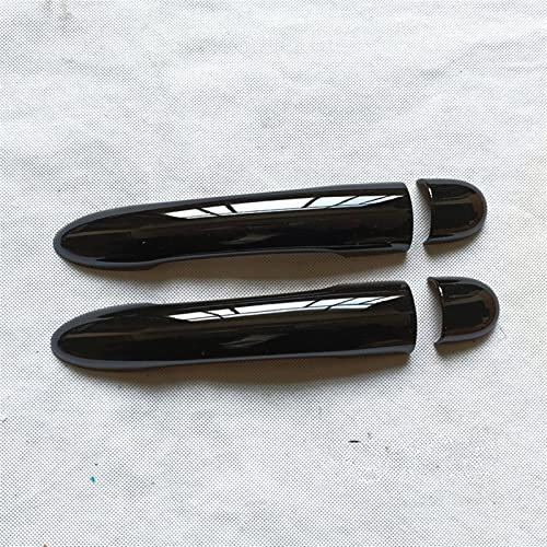 WUURAA Poignée de Porte Garniture De Couvercle De Poignée De Porte De Voiture Noir Brillant pour Megane MK2 II 2 RS CC 2003 2004 2005 2006 2007 2008 (Color : 3)