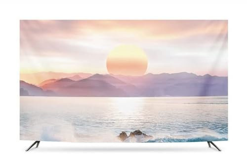 BLUEZY Staubdichte Abdeckung für Fernseher, Tv-Abdeckung Für Den InnenbereichTV/PC Abdeckung Bildschirmschutz für 32-86-Zoll-LCD-Flachbildfernseher und Gebogene A,32in