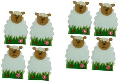 Cabilock 8 Piezas Bolsa Porta vajilla Porta Cubiertos para mesas Producto Cubiertos de Mesa de Comedor Mantel Pascua Mantel de Pascua Bolsas de Cubiertos Estante para Cubiertos cuberteria