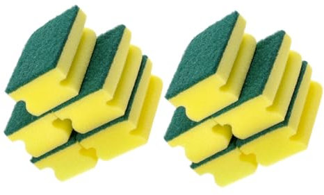 OUNONA 10 Piezas Esponjas para Cocina Esponjas para Platos Granel De Limpieza para Fregar Ollas para Limpiar Platos El Hogar