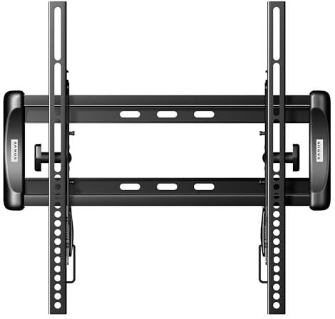SANUS Tilting TV Mount - Universal 32 to 55 inch TV Wall Mount w/Low Profile Design - Easy DIY Install Includes Lateral Shift & All Hardware