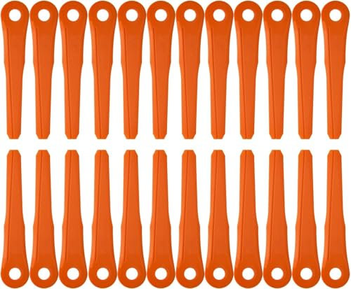 EVEHAP 24Pcs Plastic Blades Compatible for Stihl Weed Eater Blade PolyCut 6-2, 6-3, 7-3, 28-2,48-2 Trimmer Head - 4002 007 1000