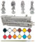 Hogwarts Express & Character Models Paint Set – Harry Potter Model Painting Kit for Kids – Includes 12 Paints, Brush, Stickers, Display Card & Harry, Ron, Luna, Hermione Figures