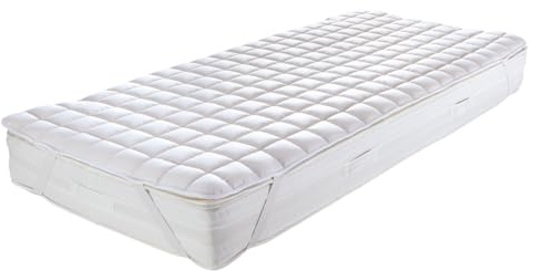 Unterbett Topper Matratzen Spannauflage Bio Merino Schurwolle 90x200
