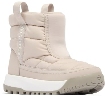 Columbia Unisex-Kinder Snowtrot Mid Snow Boot, Weiches Meersalz in Taupe, 33 EU