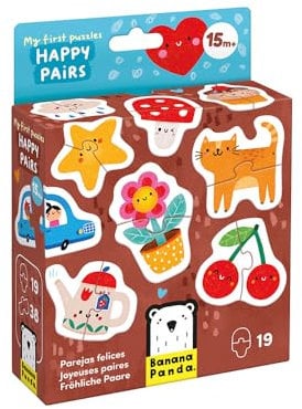 Banana Panda Jigsaw My First Puzzle - Happy Pairs: der perfekte Start in EIN Puzzle-Abenteuer