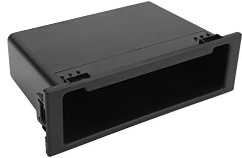 Ausla 1 DIN Ausschnitt Radioblende, Dashradio Aufbewahrungsbox, ABS Stereo Radioablagefach, Ablagefach für Auto-CD-Aufbewahrungskoffer