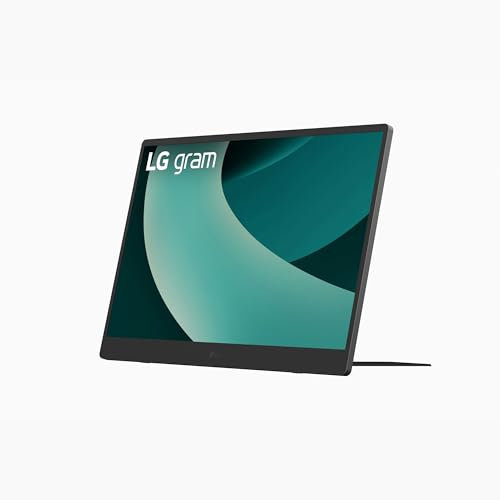 LG Gram +View 17MT70, monitor portatile da 17, 16:10, WQXGA 2.560x1.600, DCI-P3 99%, luminosità 350 cd/m², USB Type-C