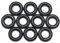 Einzelne Auswahl an O-Ringen aus NBR70, 1-40mm Innendurchmesser, Dichtungsringe (10 Stück, 3x2,5)
