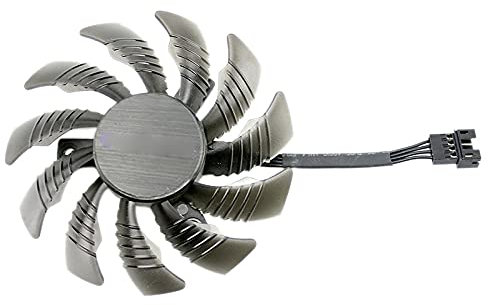 Pqahffowr Ventola di Raffreddamento da 75 Mm 0,35 a per AORUS GTX 1080 1070 Ti G1 o GTX 1070Ti G1 Ventola di Raffreddamento per Scheda Video da Gioco (1 PC)
