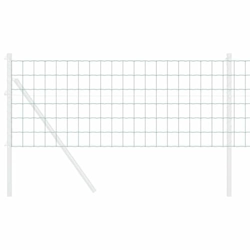 vidaXL Eurozaun 0,4 x 10 m PVC-beschichtetes Eisen Grün | Langlebige PVC-beschichtete Eisenkonstruktion, Perfekt für Gärten und Bauernhöfe, Cooler und schlichter Stil