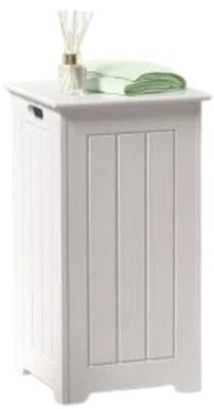 GIANETX 34 L Wäscheschrank Holz, Wäschetruhe mit Deckel & Griff, Wäschesammler mit Oberseite zur Aufbewahrung, Wäschesortierer für Badezimmer Wäscheraum Wohnzimmer Schlafzimmer (mit Wäschesack)