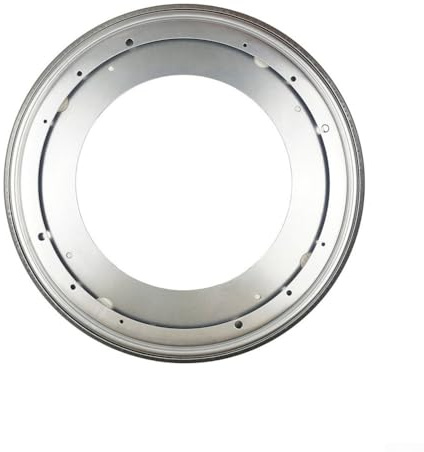Jotekonoby Drehbarer Drehteller Lazy Susan Drehplatte für Küche, Esstisch, 35 cm, verzinkter Stahl, glattes Drehlager, DIY-Kuchendekor-Set (35,6 cm)