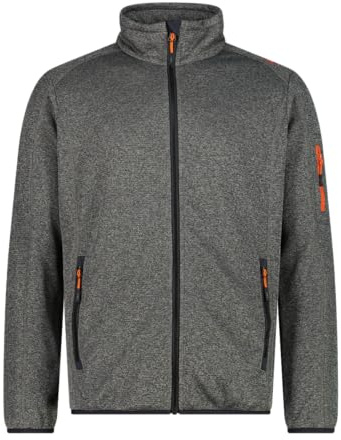 CMP Felpa Outdoor in Knit-tech con Mesh da Uomo, 30H5887