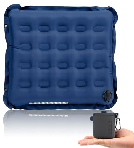 Eiyptzbqm Coussin de Siege Exterieur Pliable Tapis Sol Sac Pompe | 1 Piece Boutons Pression Lateraux Deperlant Modulaire Stade Randonnee Camping Voyage Jardin Pelouse