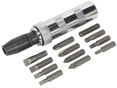 Siegen by Sealey 15pc Impact Driver Set, 1/2Drive with Storage Case – S0844