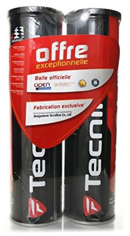 Tecnifibre X-One 2X 4er Dose Tennisball, gelb, nosize