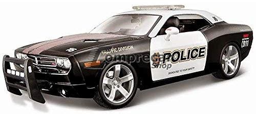 Bauer Spielwaren Maisto 31365 - Modellauto 1:18 Dodge Challenger Concept 06 Polizei