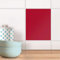 Küchenfolie I Dekor-Sticker Aufkleber Folie Fliesen-Folie Bad-Fliesen Wand Deko I 20x25 cm Design Motiv Rot Dark - 1 Stück