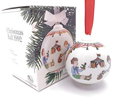 Hutschenreuther - Weihnachtskugel 1992 - Kugel aus Porzellan - NEU - OVP - 1. WAHL