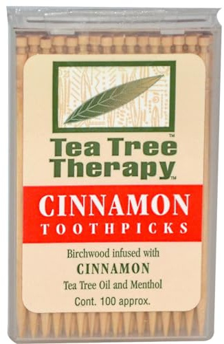 Tea Tree Therapy Cinnamon Toothpicks (12x100 CT)