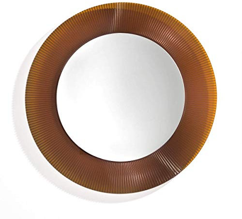 Kartell All Saints Spiegel , Plastik, amber, 4 x 78 cm