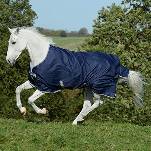 Bucas Freedom Turnout 130 Pferdedecke 150g, Navy/Silber