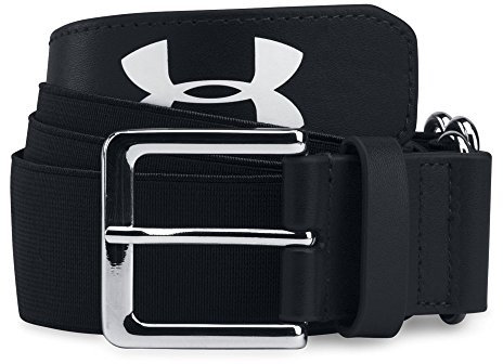Under Armour Baseballgürtel für Herren, Schwarz/Schwarz, Einheitsgröße