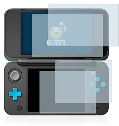 BROTECT Protector Pantalla Anti-Reflejos para Nintendo 2DS XL (2 Unidades) Película Mate Anti-Huellas