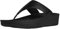 Fitflop Damen Lulu Toe Post-Leather Zehenstütze Sandalen, Schwarz (Schwarz 001), 41 EU