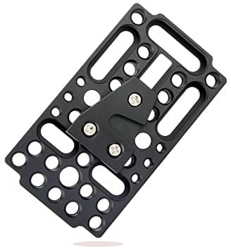 NICEYRIG Switching Cheese Easy Plate Kit with V-Lock Male Adapter for Railblocks, Dovetails and Short Rods