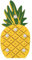 trendaffe Ananas Dekolampe aus Holz mit 6 LEDs - Dekolicht Dekoleuchte Stimmungslicht