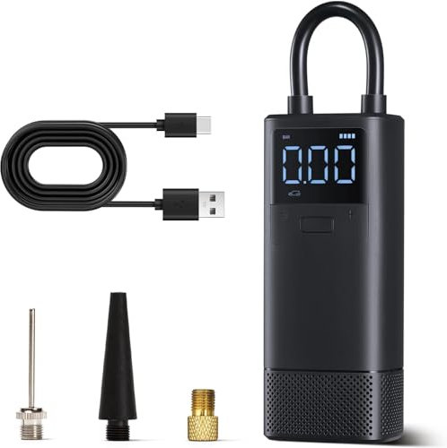 70 mayo Inflador de neumáticos Compresor de aire portátil TP05, 150 PSI, inflado rápido e inalámbrico, bomba de aire potente con luz LED para neumáticos de coche, bicicletas, motocicletas, globos