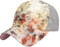 Baseball Cap Damen Sonnenhut Baseball Baseballkappe Schnelltrocken Faltbare Mesh Baumwolle Kappe Mädchen Modisch Baseballmütze Schirmmütze Hip-Hop Snapback Blumen Hut für Sport Reisen Camping