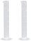 Othmro 50ml Plastic Measuring Cylinders, 2pcs Transparent Graduated Cylinder, Liquid Trial Tube Flask Liquid Measuring Tools