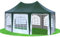 Stabilezelte Gartenpavillon 4x5,5m mit Seitenteilen Arabica Pagodenzelt 8-eck PVC GRÜN Weiss