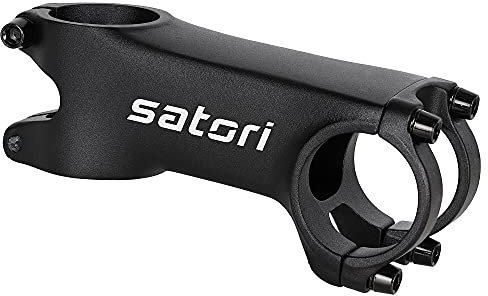 Satori Scorpion Vorbau für Rennrad, Fahrrad, MTB, 31,8 mm, 7 Grad, robuste 3D-geschmiedete Legierung, Schaftlänge 80 mm