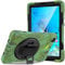 JCTek Case for Lenovo Tab M8 8.0-inch 2019 Tablet TB-8505F TB-8505X with Screen Protector, Hybrid Armor Rugged Protective Case, Hand Strap & Shoulder Strap (Camouflage)