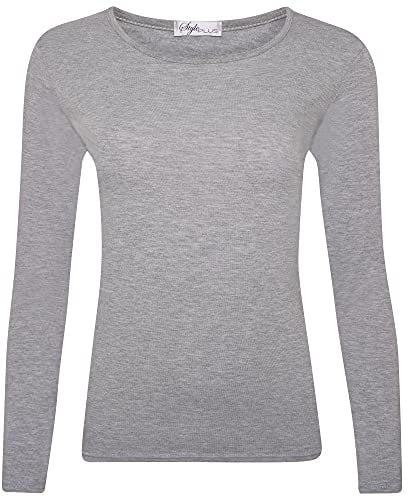 Scoop Neck (Light Grey, (UK 16-18))
