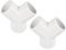 PATIKIL 1 PVC Tubo Raccordi, 2pz 3 Vie Y Forma Acqua Tubi Giunto Connettori Adattatori Union per Giardino Irrigazione Casa Acquario