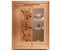 moebel-eins PASSERO Highboard I-R, Material Massivholz, Kernbuche geölt