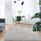 Mynes Home Shaggy Teppich Läufer Hochflor Grau/Weich Modern Pastell Einfarbiges Design/Softtouch / 80x150 cm