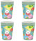 16Pcs Easter Party Paper Cups,Green Paper Cups Easter Tableware Decor Easte Party Decorations Pink Bunny Pattern Disposable Paper Cup Rabbit Cups for Kids Adults Easter Party Supplies Table Decoration
